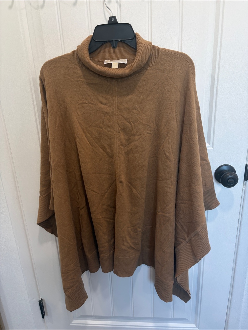 Michael Kors Brown Poncho Sweater